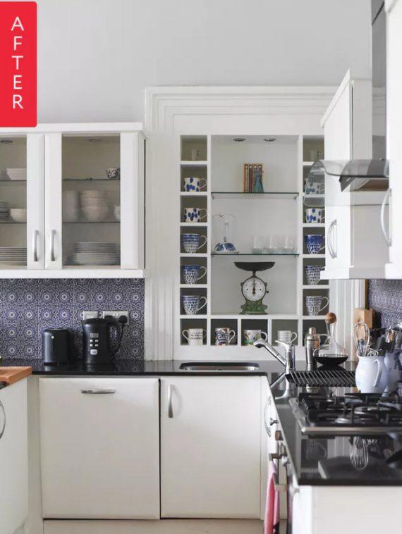 Πριν και μετά: Πώς αυτή η κοπέλα ανακαίνισε εντελώς την κουζίνα της με 500 ευρώ, σε 30 ώρες (εικόνες)