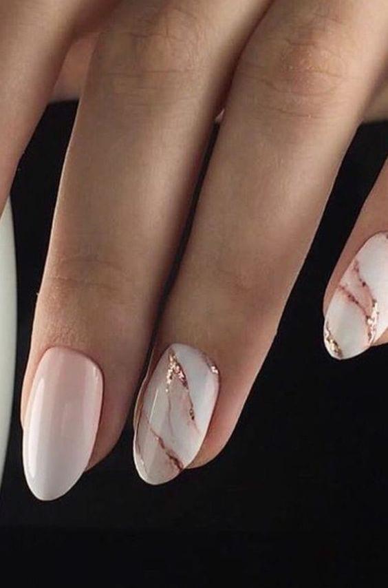 rose gold nails12