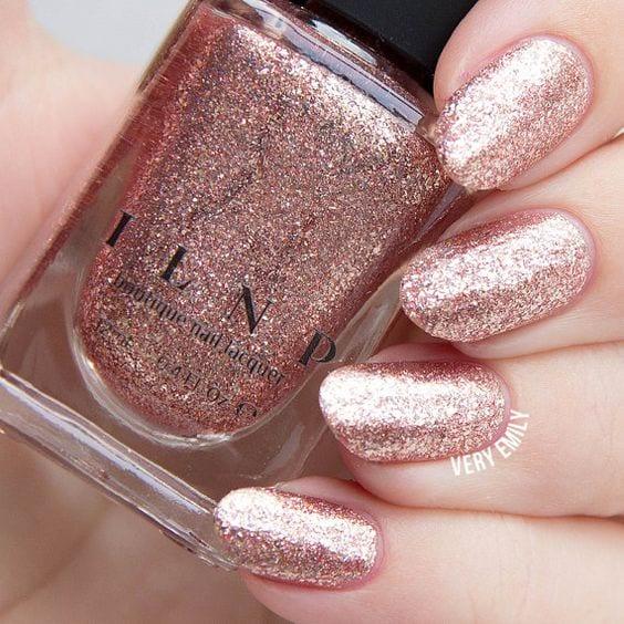 rose gold nails14
