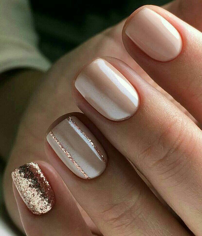 rose gold nails4