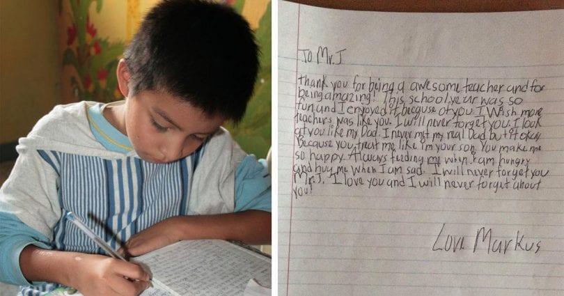 Ένα μικρό παιδί που δεν πρόλαβε να γνωρίσει τον μπαμπά του, γράφει στον δάσκαλο του ένα γράμμα και γίνεται γρήγορα viral