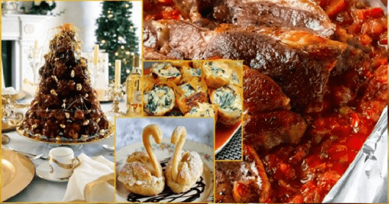 Χριστουγεννιατικο τραπέζι: Σουδάκια σε 2 εκδοχές, φωλίτσες με σπανάκι και αρνάκι στο αλουμινόχαρτο!