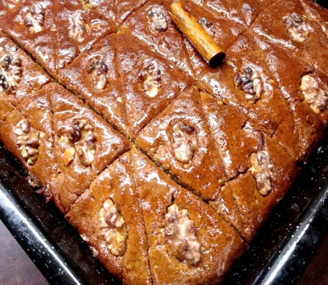 Χασλαμάς ( η μελομακάρονο ταψιού)