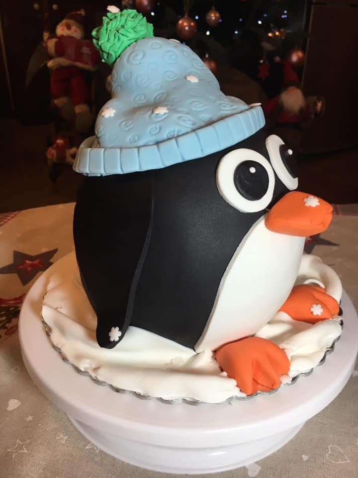 Τούρτα πιγκουίνος για γενέθλια