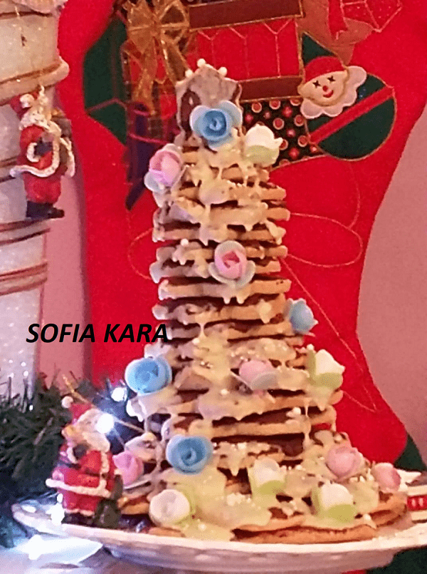 Ονειρεμένο μπισκοτόδεντρο για τις γιορτές των Χριστουγέννων!