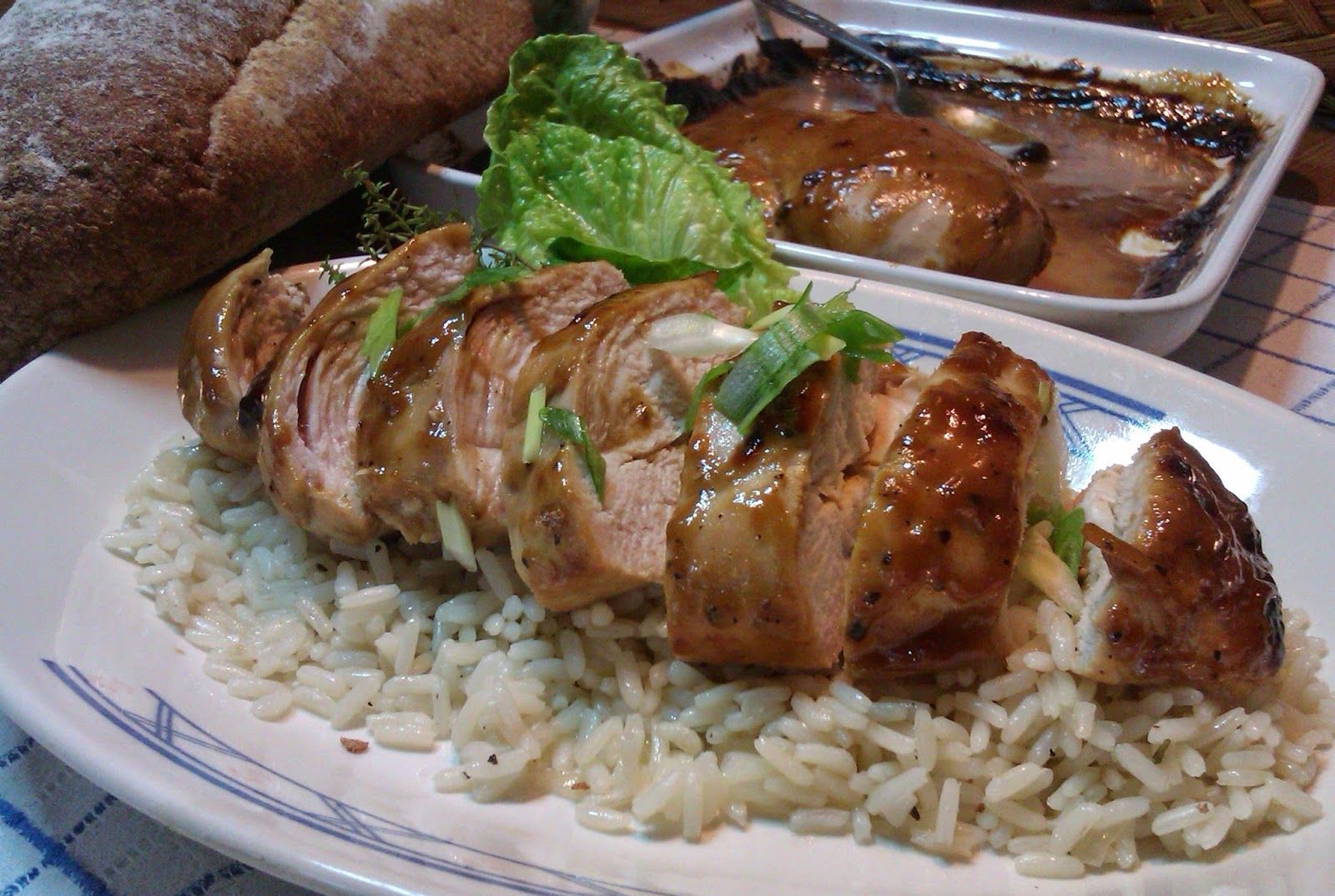 Κοτόπουλο Μαριναρισμένο με Βαλσάμικο & Μέλι – Chicken Marinated with Balsamic Vinegar & Honey