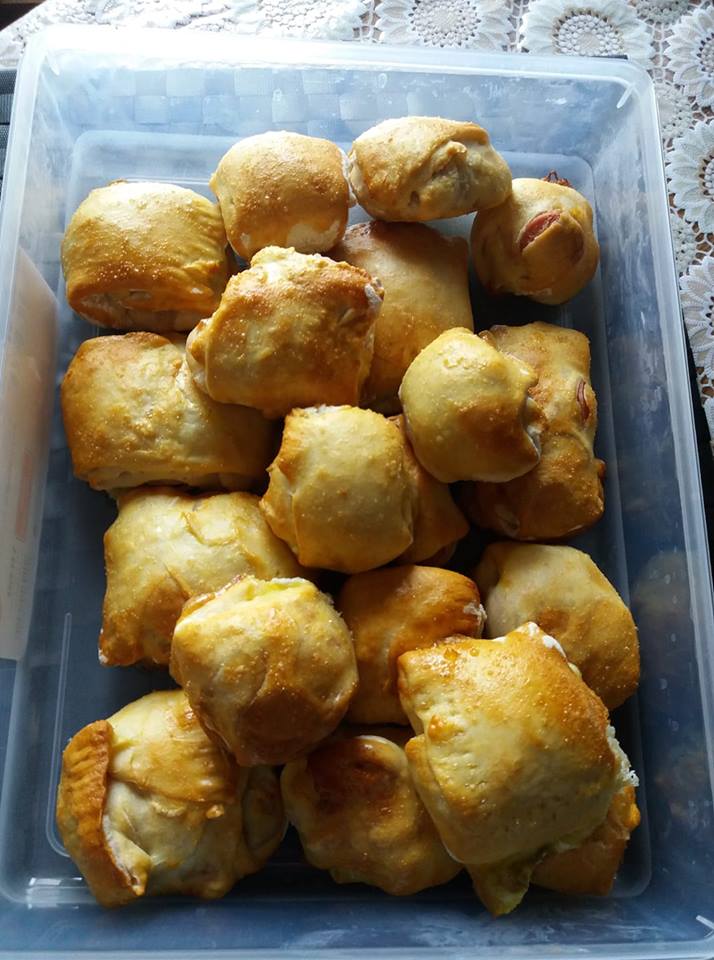 Αφράτα ζαμπονοκασεροπιτάκια !