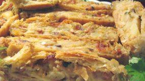 Ρολό με πικάντικες πατάτες μπέικον & τυρί τυλιγμένο σε σφολιάτα !