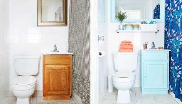 DIY: Δείτε Πώς Μπορείτε Να Μεταμορφώσετε Το Μπάνιο Σας Με Ένα Κουτί Μπογιά!