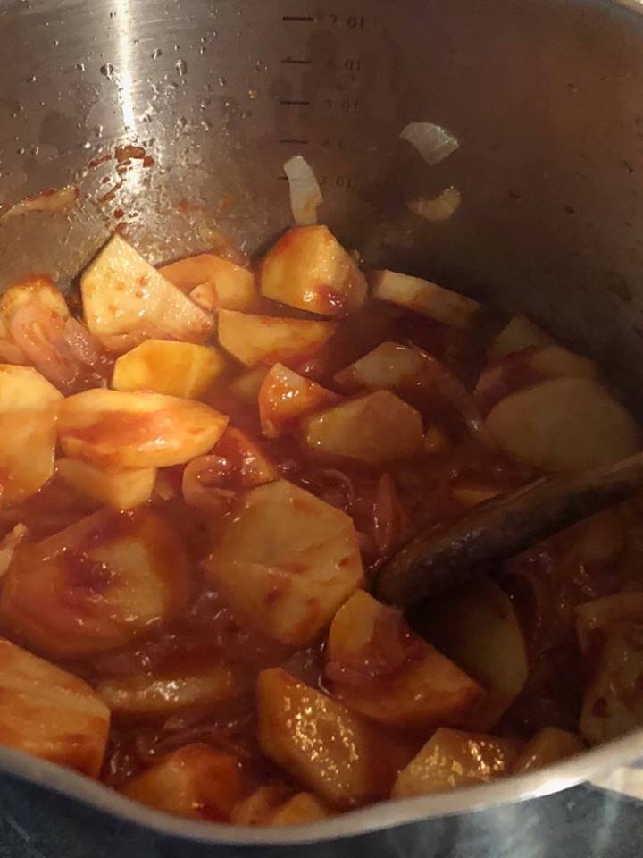 Μπακαλιάρος με πατάτες πλακί !!!