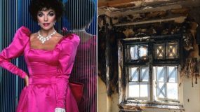 Τζόαν Κόλινς: Κόντεψε να καεί ζωντανή στο διαμέρισμά της στο Λονδίνο