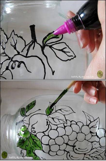 Πώς να μεταμορφώσετε σε μικρά έργα τέχνης τα γυάλινα βάζα σας με τη μέθοδο της ζωγραφικής Πώς να μεταμορφώσετε σε μικρά έργα τέχνης τα γυάλινα βάζα σας με τη μέθοδο της ζωγραφικής