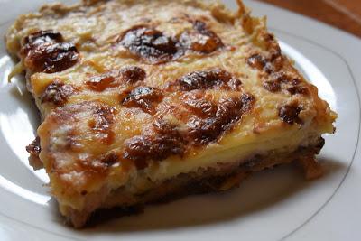 Μελιτζάνες με μπέικον τυρί και κρεμά γάλακτος
