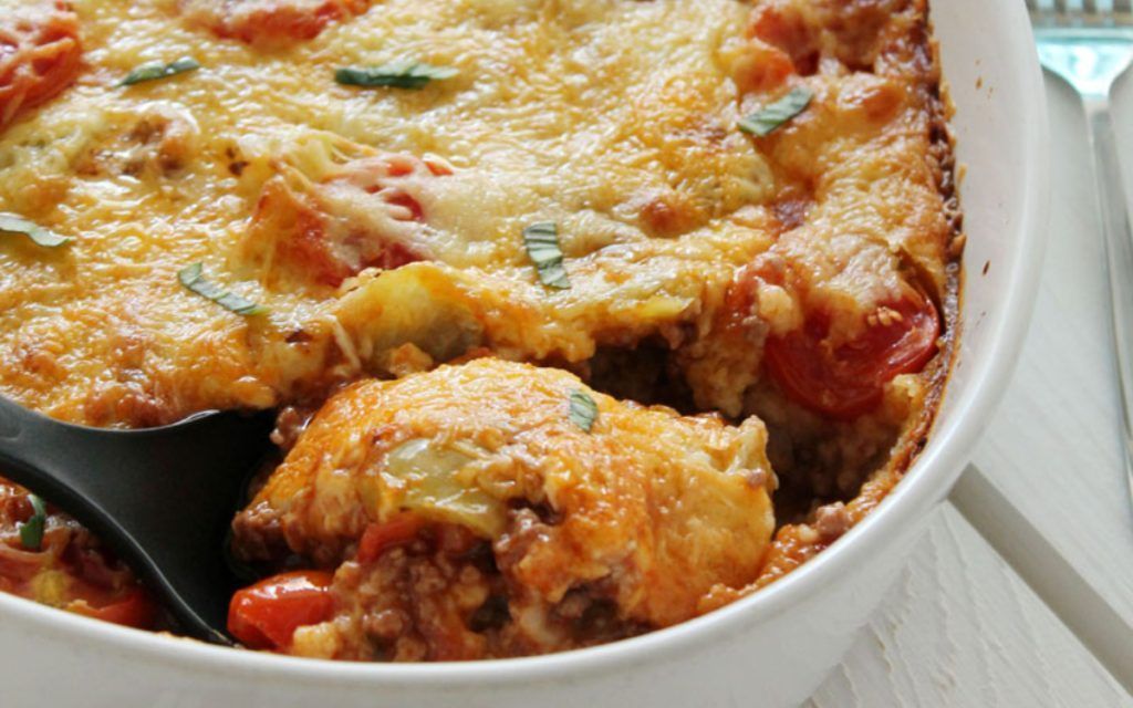 Πίτσα με κιμά στο πυρέξ- ότι πιο λαχταριστό για σήμερα