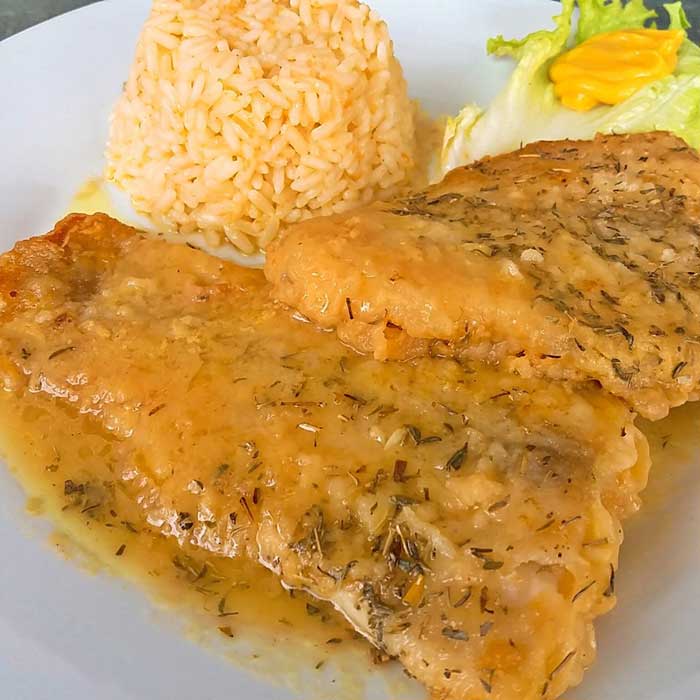 Συνταγή για φιλέτο Πέρκα σε λεμονάτη σάλτσα με μουστάρδα