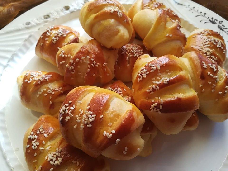 Ζύμη για αλμυρά και γλυκά κρουασανάκια