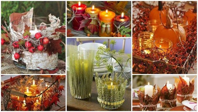 Καλωσορίζουμε το Φθινόπωρο σπίτι μας με υπέροχες συνθέσεις και κεριά!