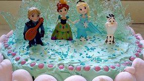 Τούρτα Frozen πολύ εύκολη για το παιδικό πάρτι!