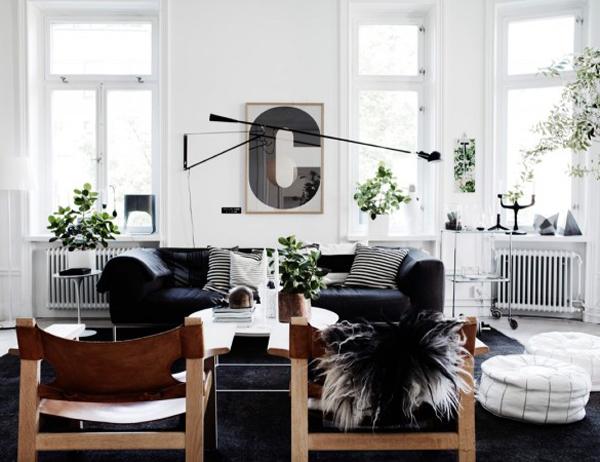 22 Ιδέες διακόσμησης για σαλόνια Σκανδιναβικού στυλ