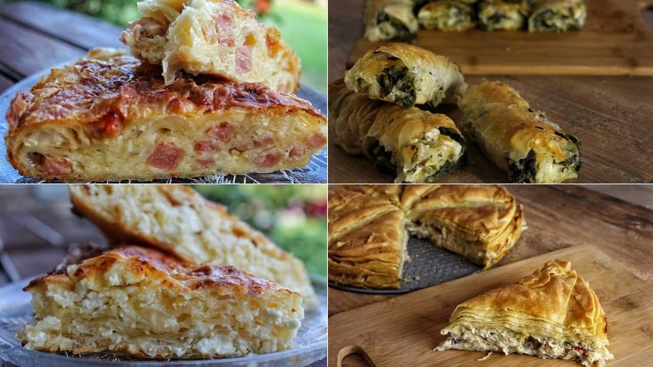 4 Συνταγές για τις πιο Νόστιμες Πίτες - 4 Amazing Pie Recipes