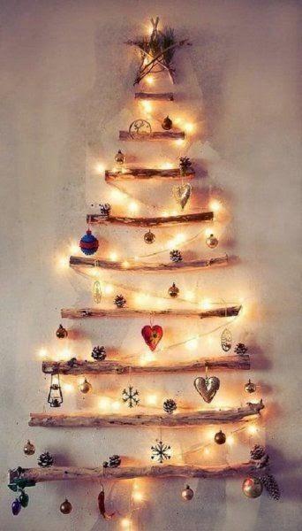 Χριστουγεννιάτικη διακόσμηση με κλαδιά δέντρων part2!