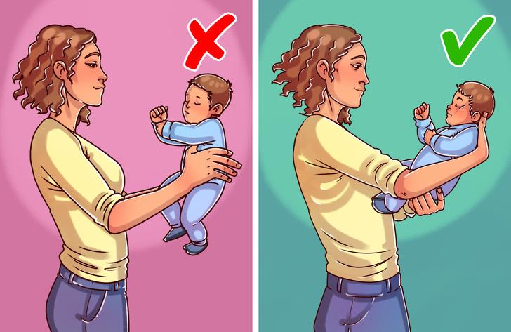 ΠΡΟΣΟΧΗ: Οι τρόποι που κρατάμε ένα μωρό μπορούν να βλάψουν την υγεία του!Δείτε ποιοι είναι οι σωστοί