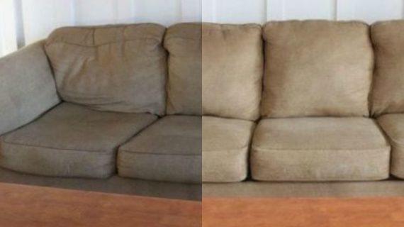 Έχει “κάτσει” ο καναπές σας; Διορθώστε τον εύκολα και ανέξοδα!