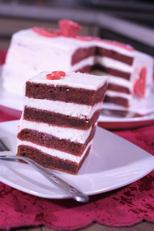 Τουρτα Red Velvet για του Αγίου Βαλεντίνου-Red Velvet cake recipe