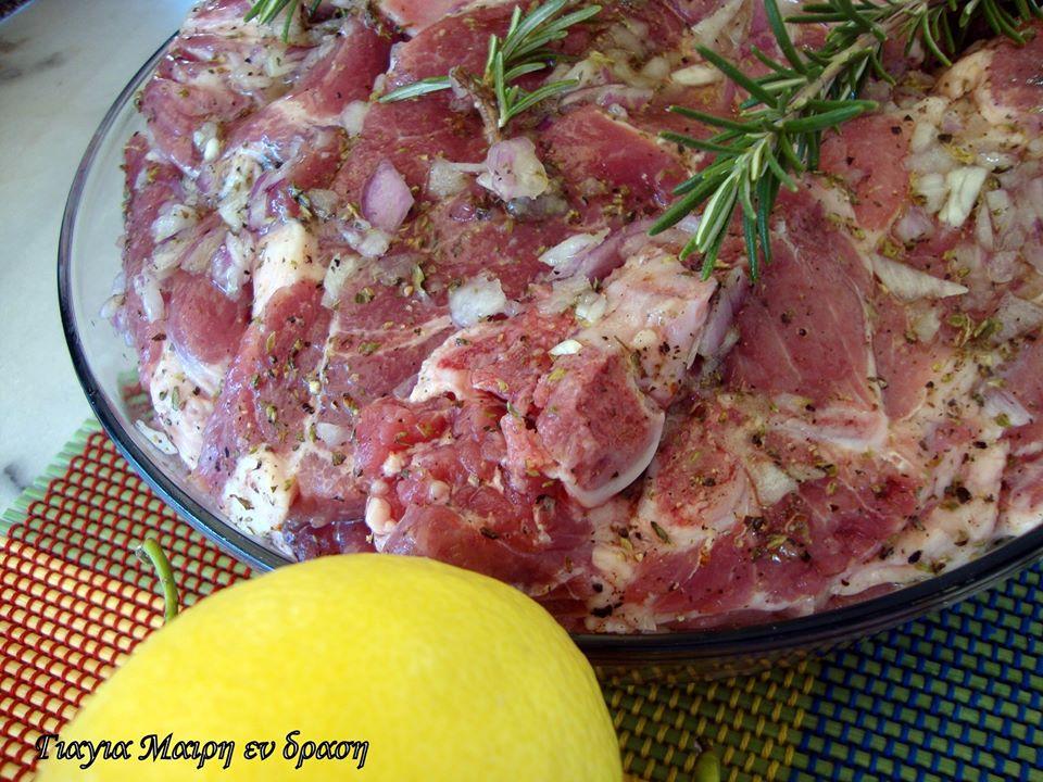 Μαρινάρισμα κρεατικών