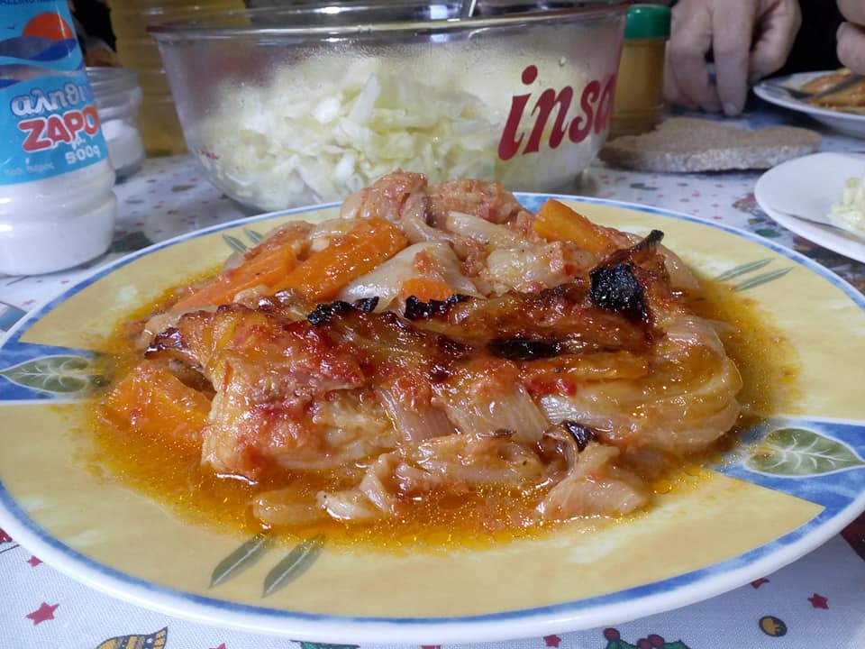 Μπακαλιάρος στιφάδο στον φούρνο! Μπακαλιάρος στιφάδο στον φούρνο!