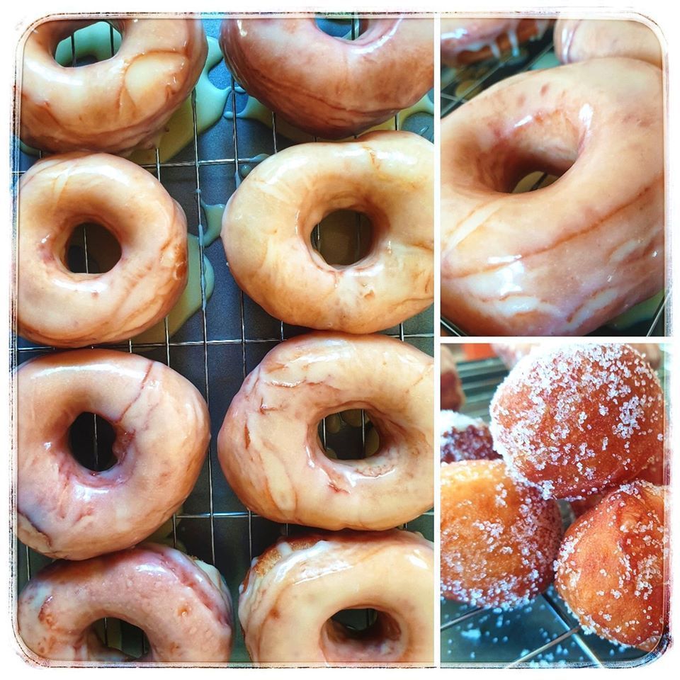 ντονατς με γλασο βανιλιας