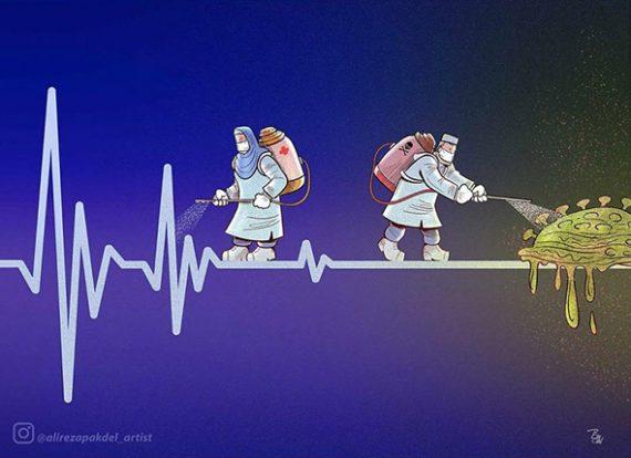 Κορονοϊός: Η σκληρή καθημερινότητα των γιατρών & των νοσηλευτών μέσα από 12 σκίτσα