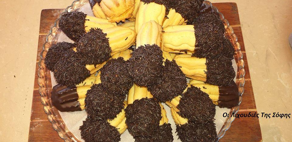 πτι φουρ με σοκολατα και τρουφα