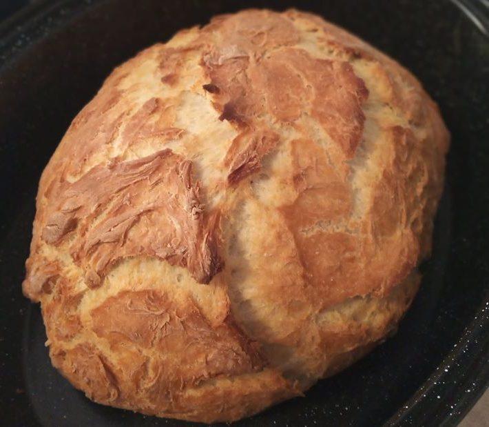 Συνταγή για ψωμί με μπύρα χωρίς προσθήκη μαγιάς & χωρίς ζύμωμα