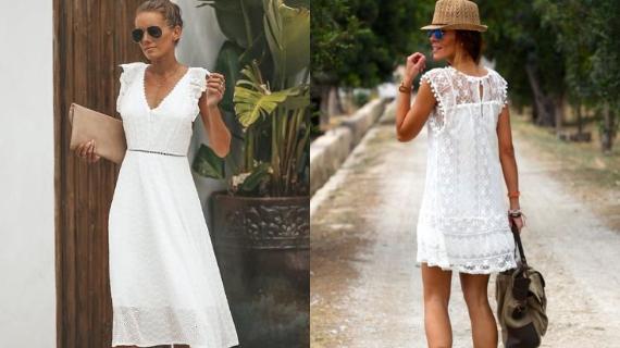 Pillar stroke assign Ιδέες με λευκά φορέματα που θα φορεθούν φέτος το καλοκαίρι