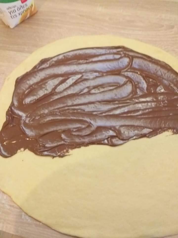 φυλλο ζυμης μπριος με σοκολατα