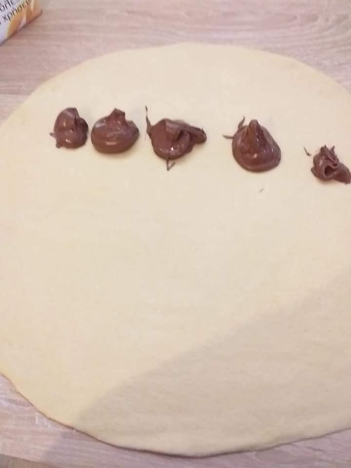 φυλλο ζυμης με σοκολατα