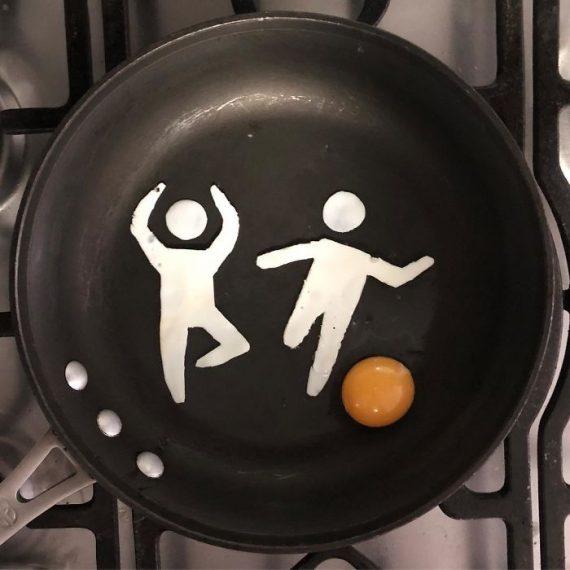 Σχέδια ζωγραφικής με αυγά μάτια