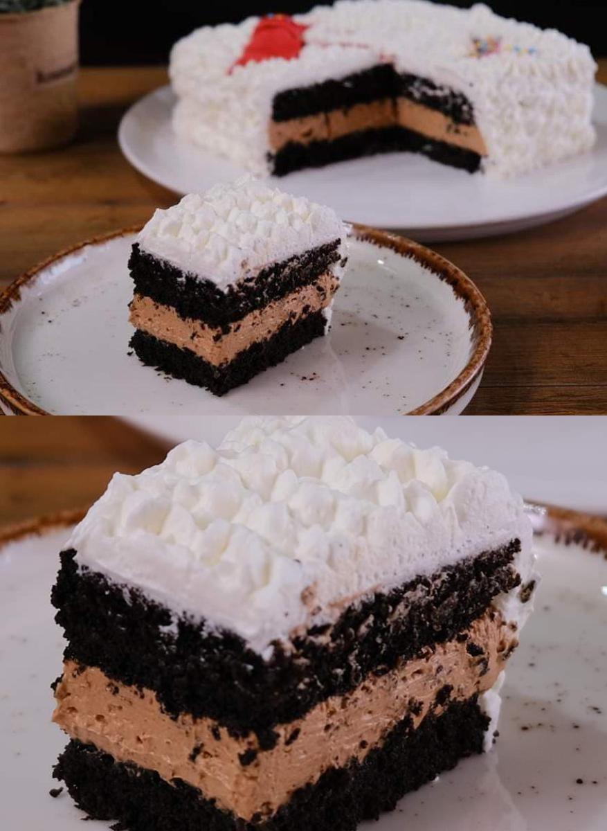 Η πιο εύκολη τούρτα με μόνο 5 υλικά και ζαχαρόπαστα – Chocolate Cake ASMR