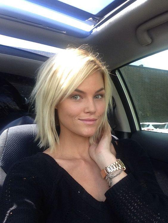 καρέ μαλλιά με φράντζα