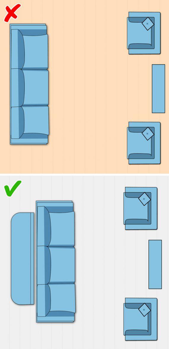 10 τρόποι για να φαίνεται μεγαλύτερο το μικρό σας σαλόνι