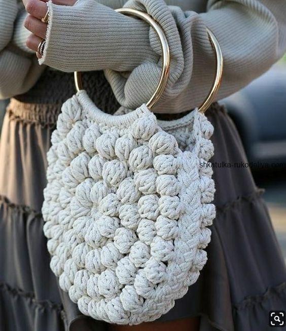 crocket λευκή τσάντα