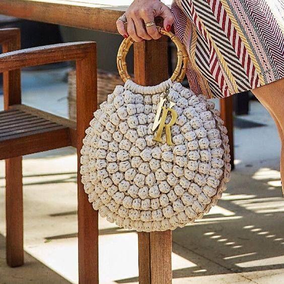 crocket μπεζ τσάντα