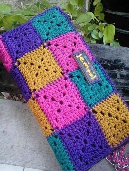 crocket πολύχρωμο πορτοφόλι