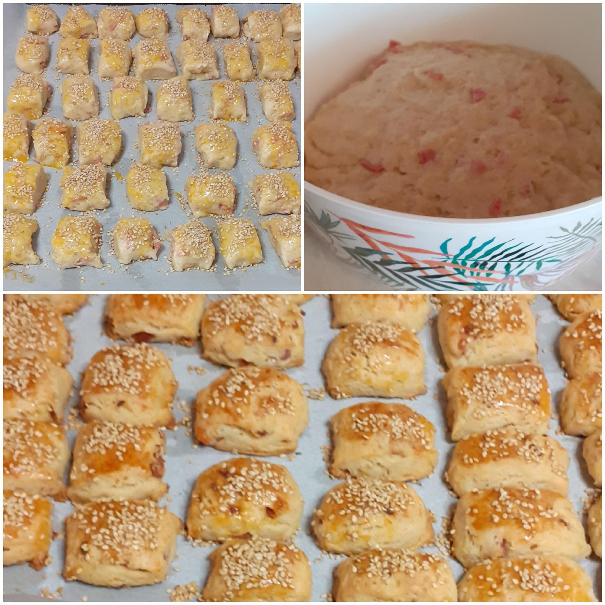 γεμιστές μπουκίτσες με αλλαντικά διαδικασια