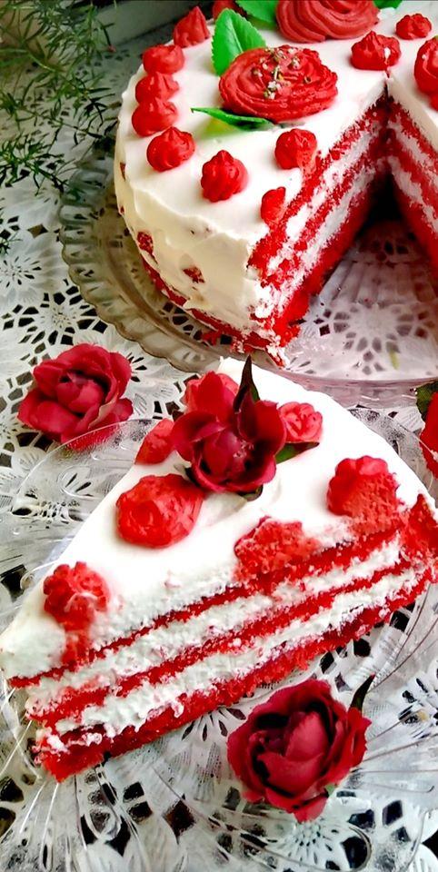 Τούρτα Red Rose: Η απόλυτη λουλουδένια τούρτα με απλά υλικά