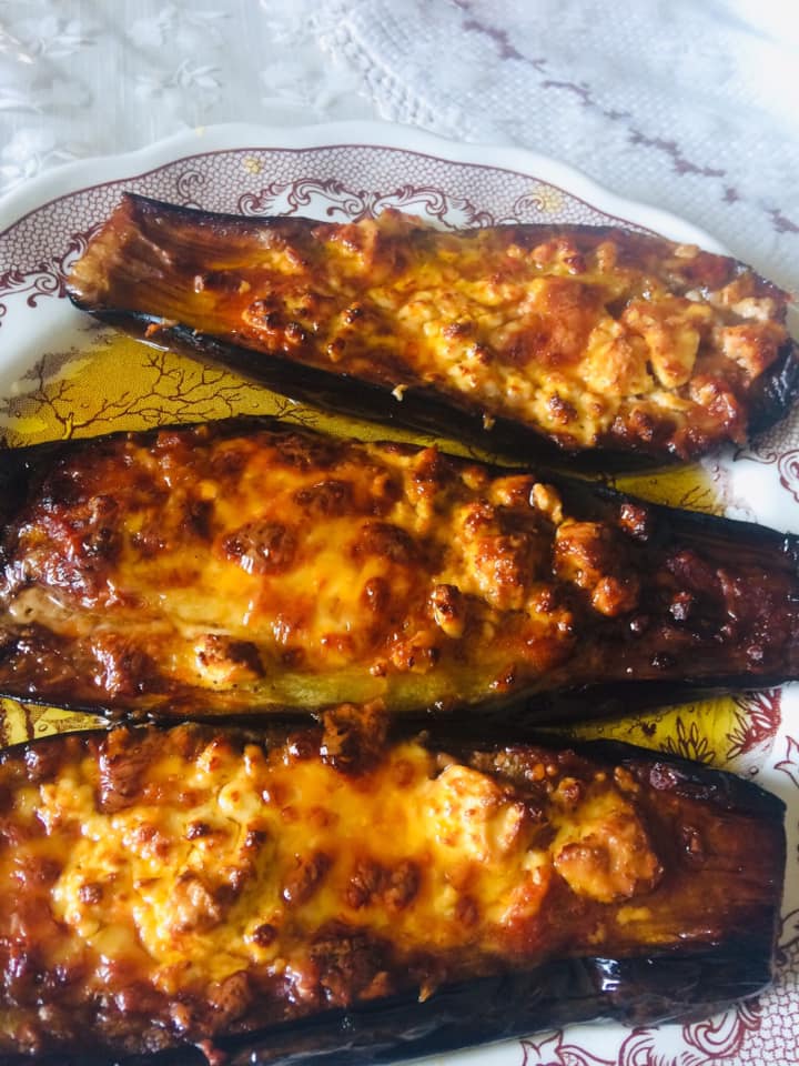 μελιτζάνες στον φούρνο μελιτζάνες στον φούρνο
