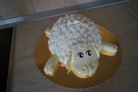 Υπέροχη τούρτα "προβατάκι" για το παιδικό party!