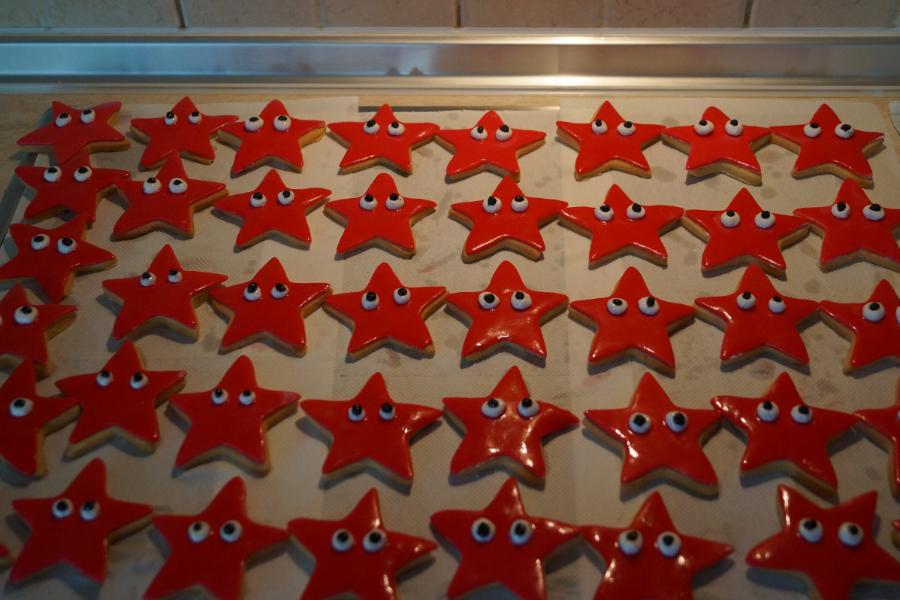 Πεντανόστιμα μπισκότα βουτύρου αστεράκια για το παιδικό party!