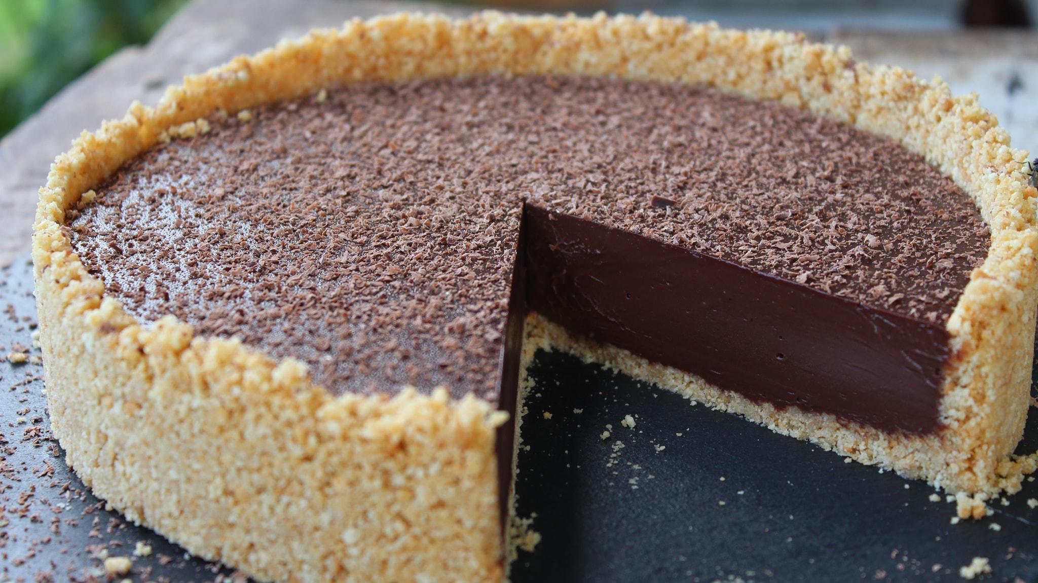 σοκολατένια τάρτα